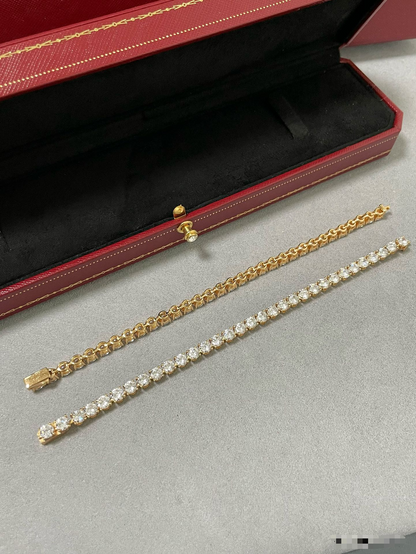 [Eterna Jewels jewelrys]TENNIS BRACELET WITH FULL DIAMOND SETTING