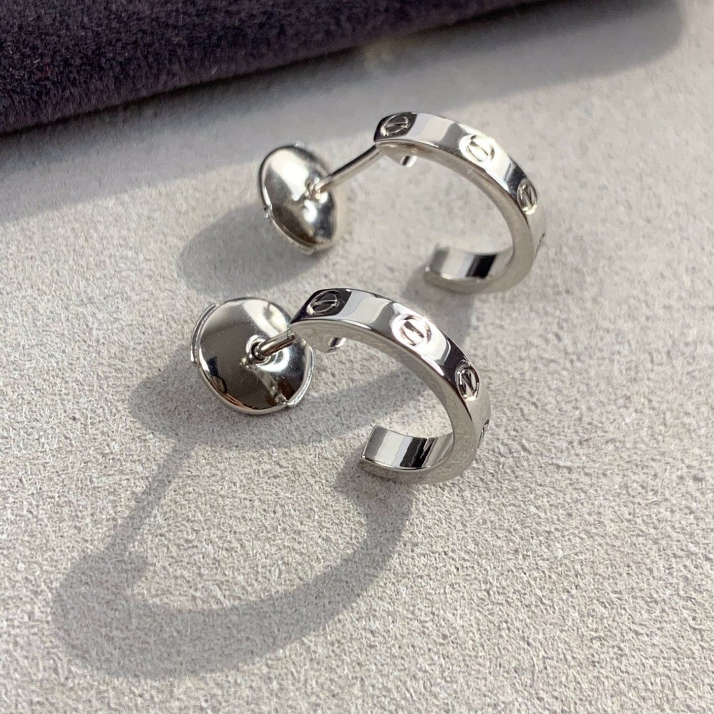 [Eterna Jewels]LOVE EARRINGS 2.65MM SILVER