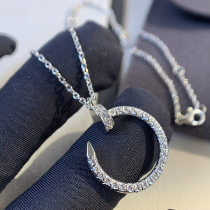 [Eterna Jewels]JUSTE NECKLACE SILVER DIAMONDS