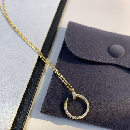 [Eterna Jewels]JUSTE NECKLACE GOLD DIAMONDS