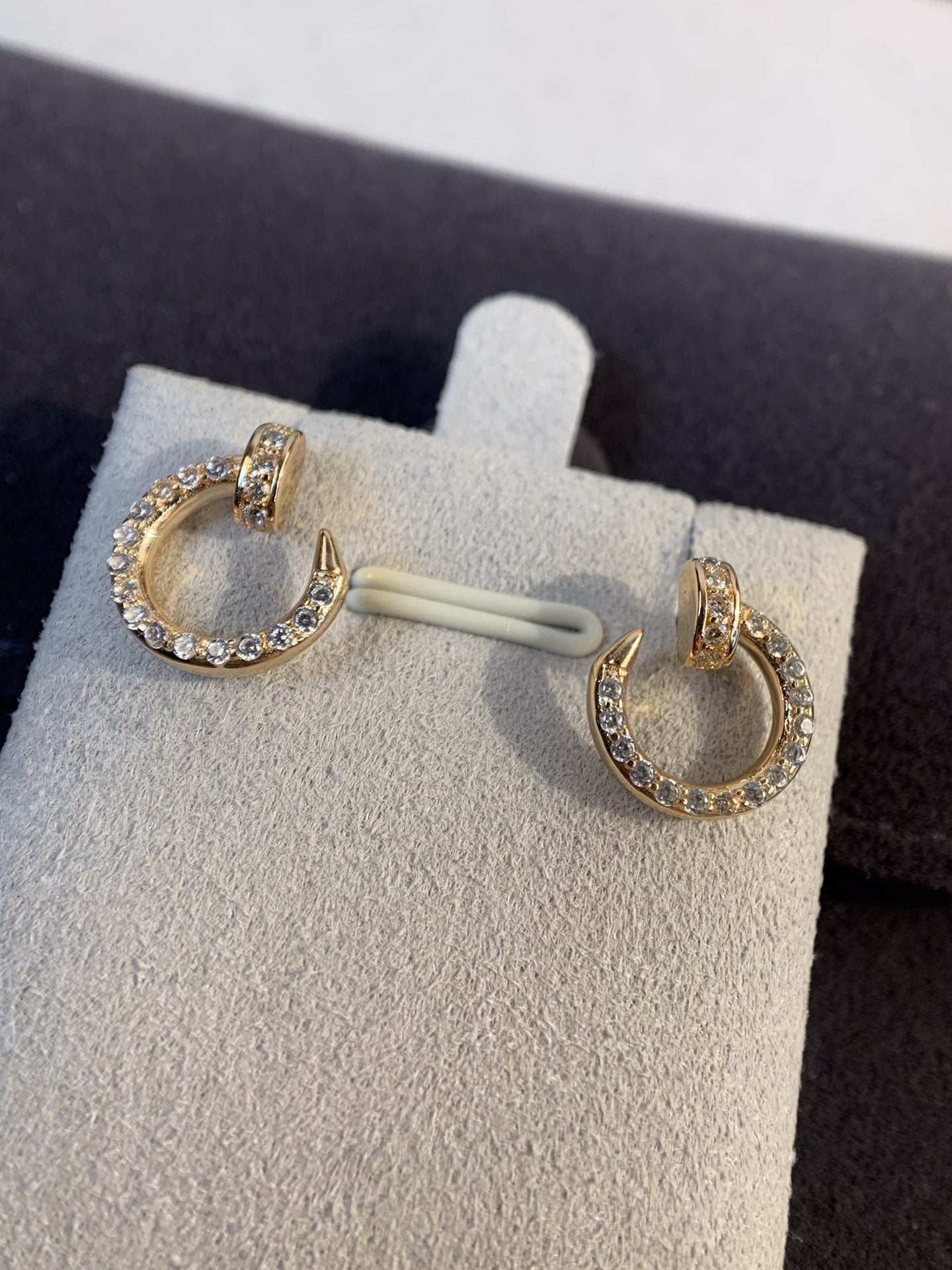 [Eterna Jewels]JUSTE EARRINGS GOLD DIAMONDS