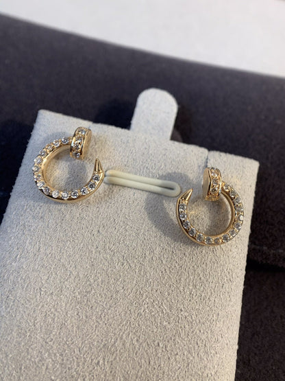 [Eterna Jewels]JUSTE EARRINGS GOLD DIAMONDS