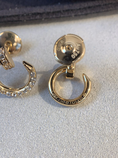 [Eterna Jewels]JUSTE EARRINGS GOLD DIAMONDS