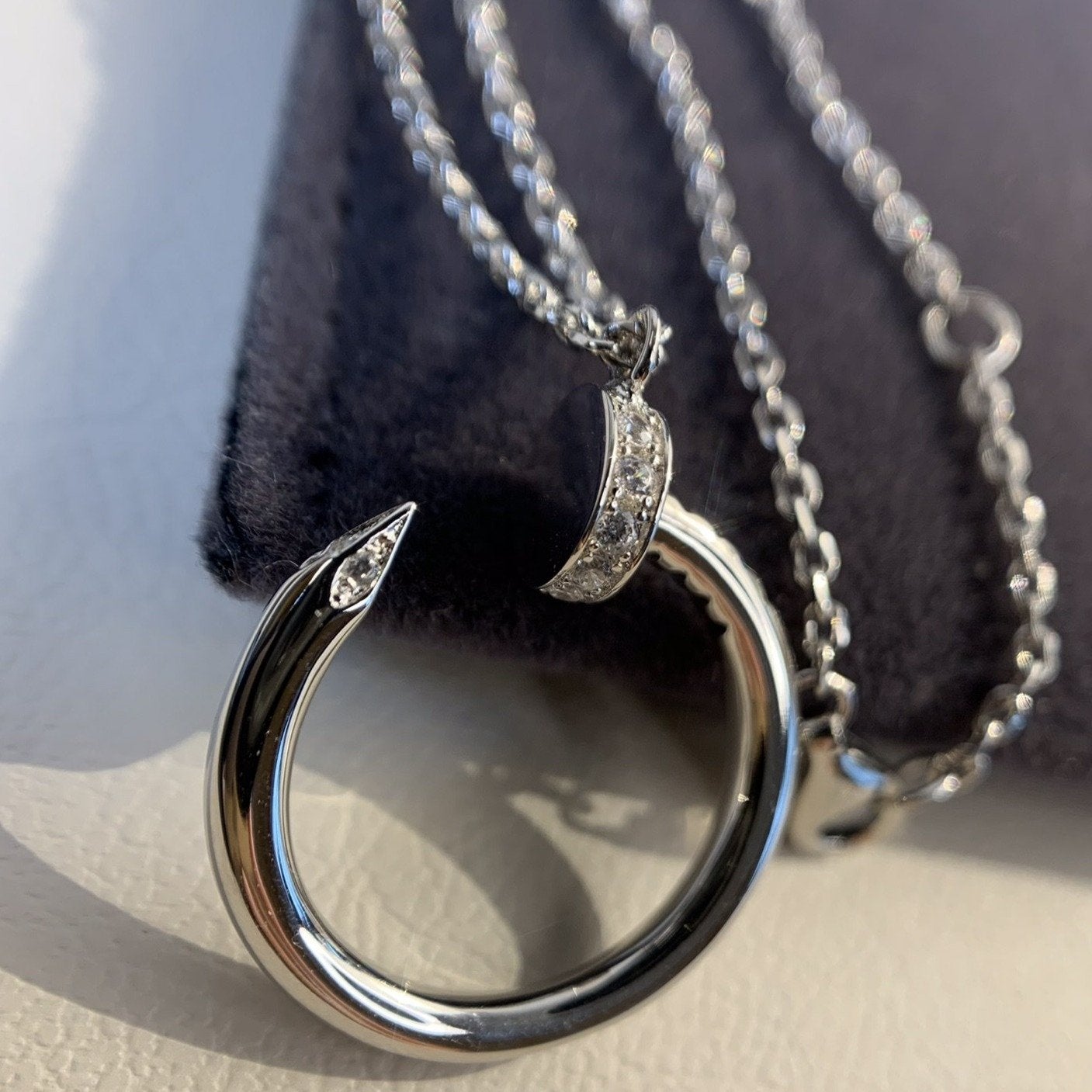 [Eterna Jewels]JUSTE NECKLACE SILVER