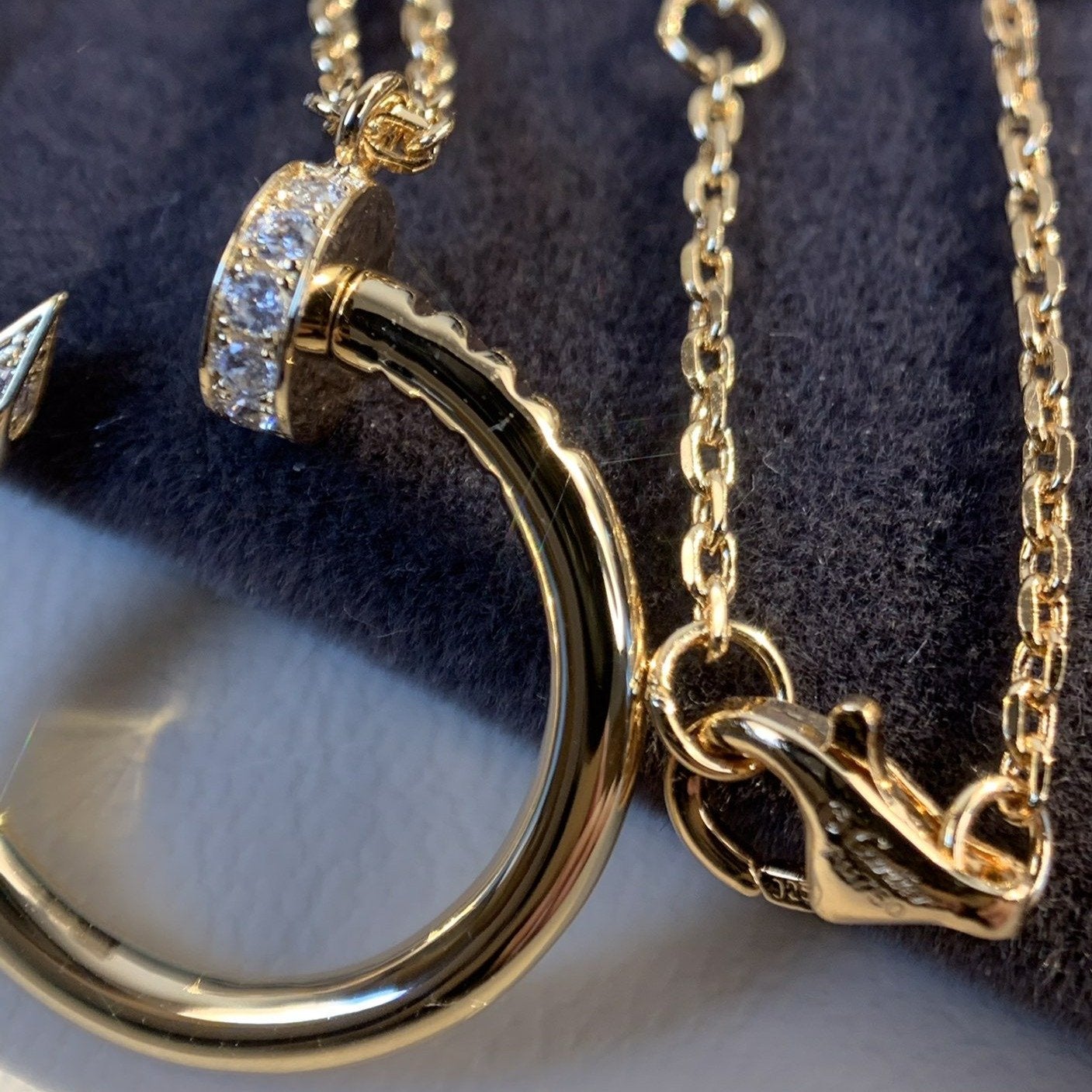 [Eterna Jewels]JUSTE NECKLACE PINK GOLD