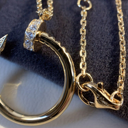 [Eterna Jewels]JUSTE NECKLACE PINK GOLD