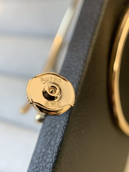 [Eterna Jewels]JUSTE EARRINGS GOLD DIAMONDS 1.8MM