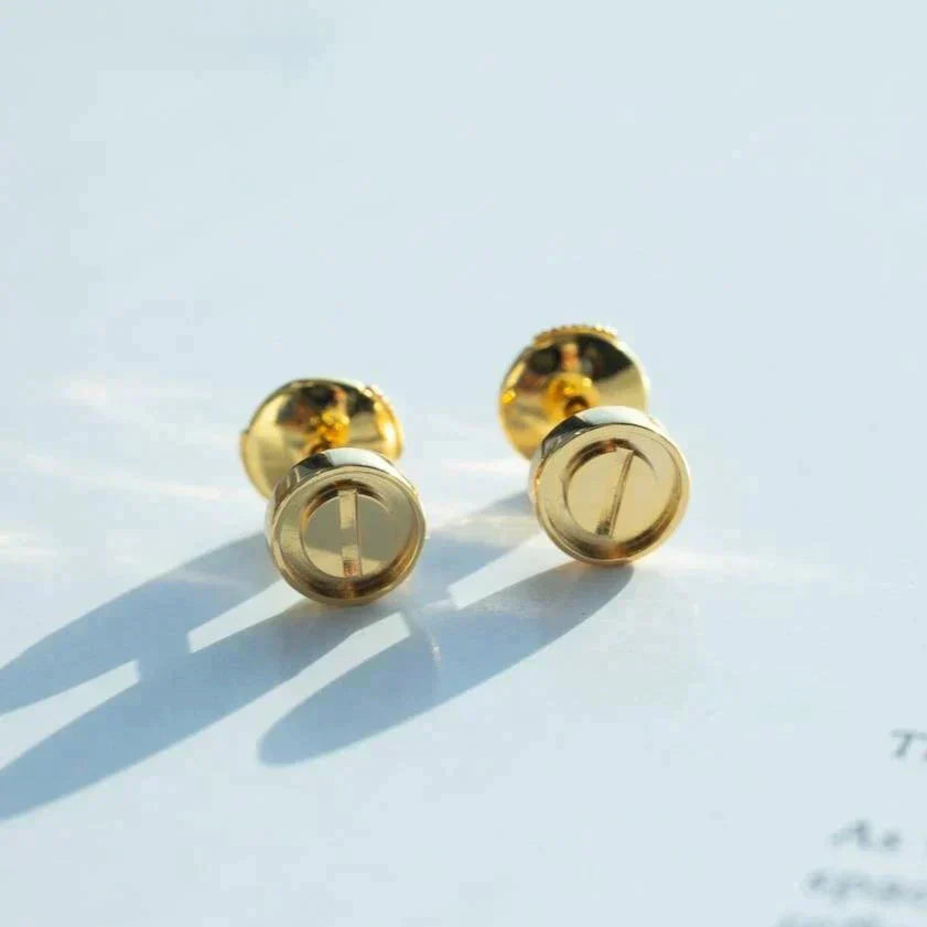[Eterna Jewels]LOVE EARRINGS GOLD 10MM
