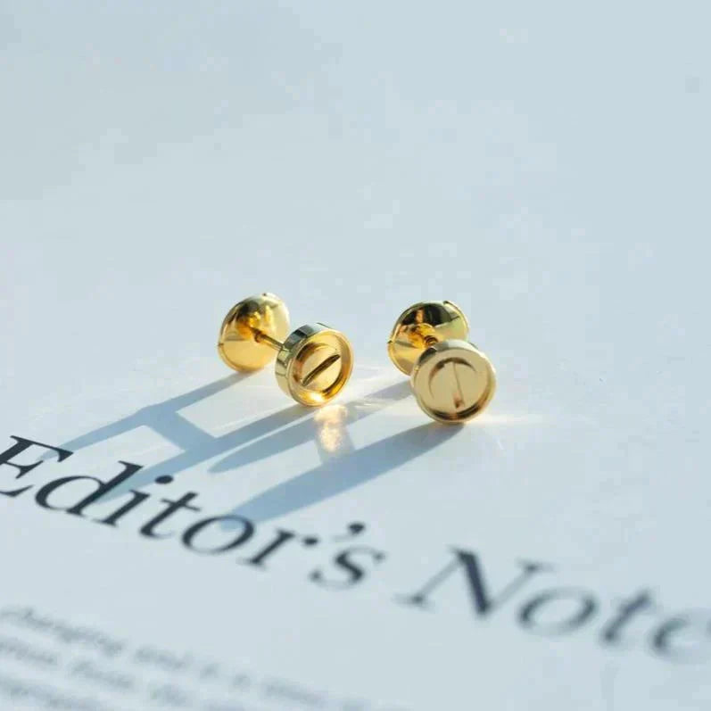 [Eterna Jewels]LOVE EARRINGS GOLD 10MM