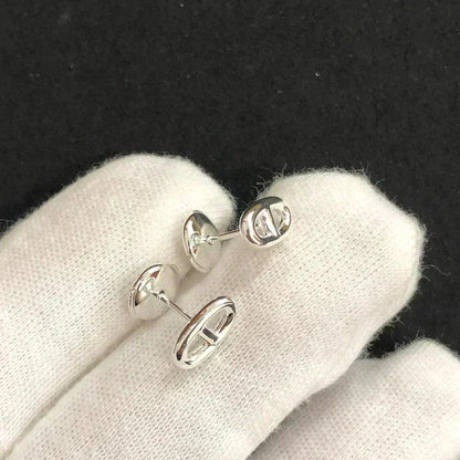 [Eterna Jewels]CHAINE SMALL EARRINGS GOLD AND SILVER