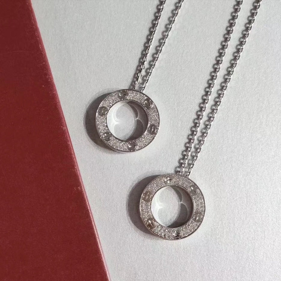 [Eterna Jewels]LOVE NECKLACE ADJUSTABLE SILVER