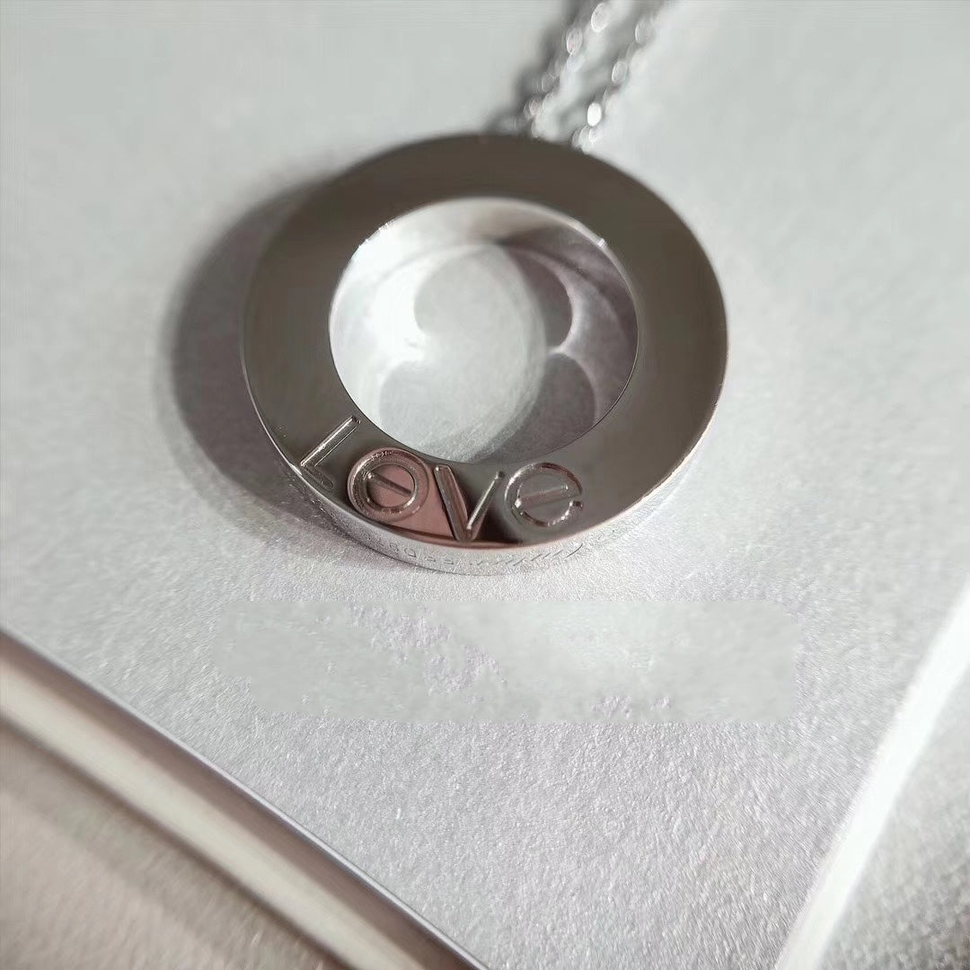 [Eterna Jewels]LOVE NECKLACE ADJUSTABLE SILVER