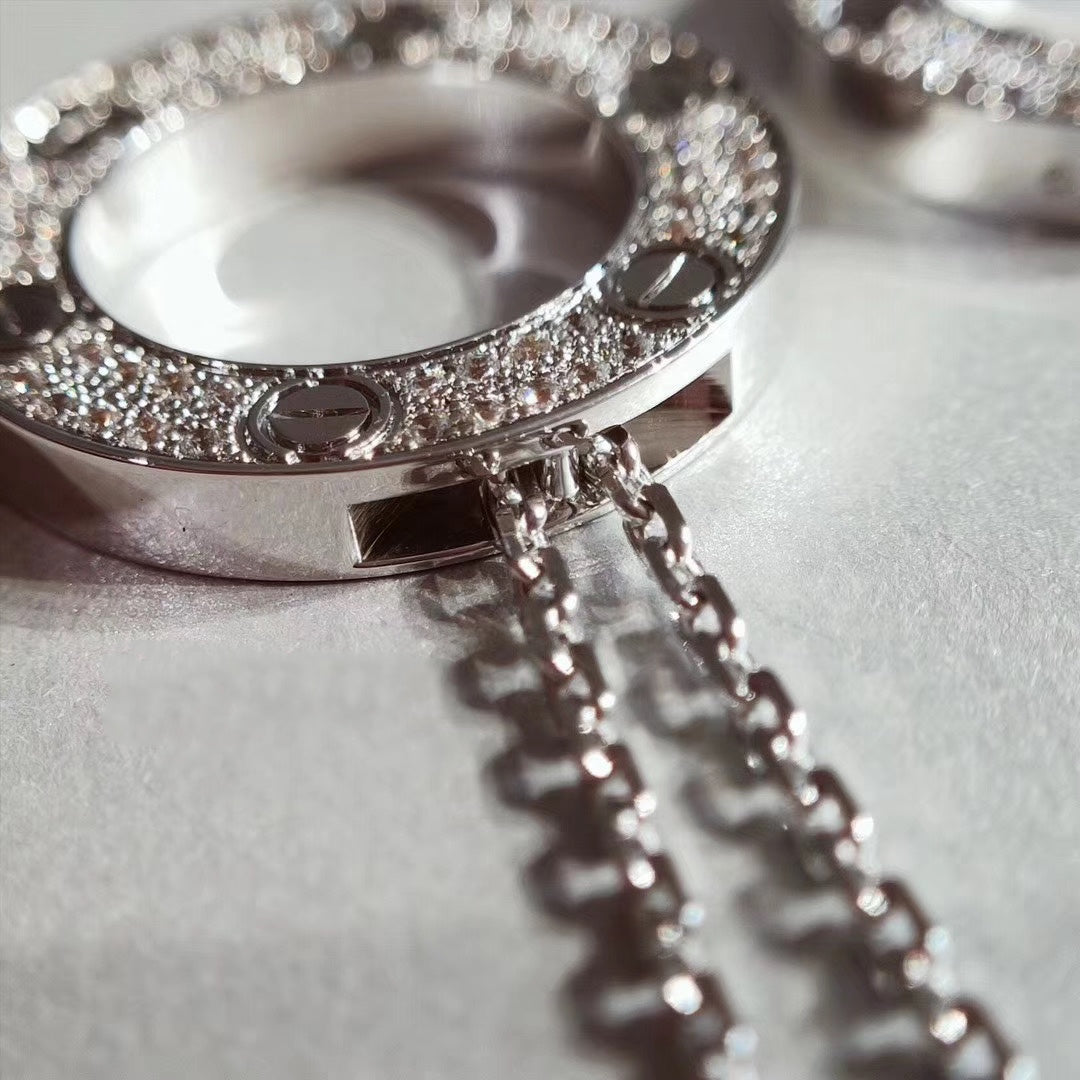 [Eterna Jewels]LOVE NECKLACE ADJUSTABLE SILVER