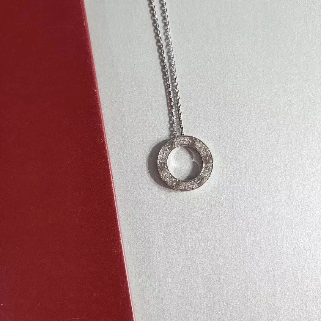 [Eterna Jewels]LOVE NECKLACE ADJUSTABLE SILVER