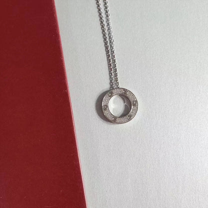 [Eterna Jewels]LOVE NECKLACE ADJUSTABLE SILVER