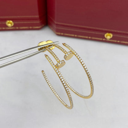[Eterna Jewels]JUSTE EARRINGS FULL DIAMONDS 1.8MM