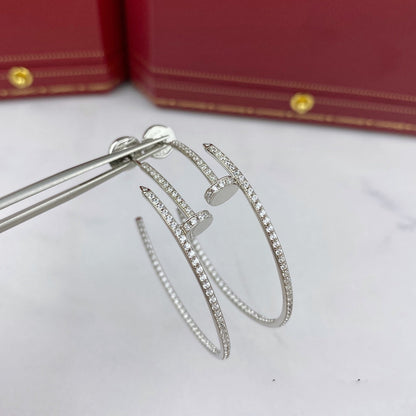 [Eterna Jewels]JUSTE EARRINGS FULL DIAMONDS 1.8MM