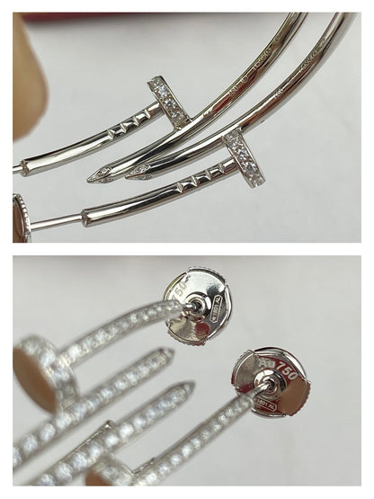 [Eterna Jewels]JUSTE EARRINGS FULL DIAMONDS 1.8MM