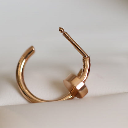 [Eterna Jewels]JUSTE EARRINGS PINK GOLD
