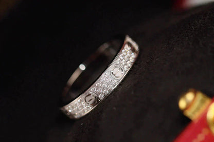 [Eterna Jewels]LOVE RING 3.6MM DIAMOND PAVED