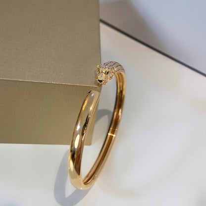 [Eterna Jewels]PANTHERE GOLD DIAMOND OPEN BRACELET