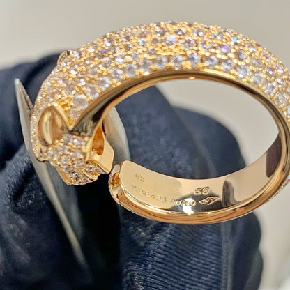 [Eterna Jewels]PANTHERE PINK GOLD DIAMOND RING