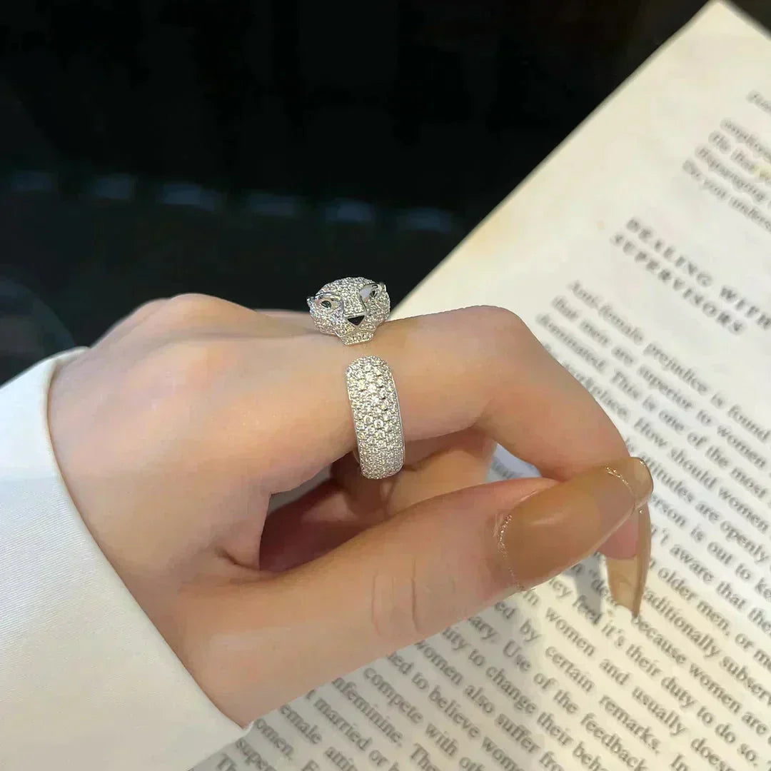 [Eterna Jewels]PANTHERE 5.5MM ALL DIAMOND RING