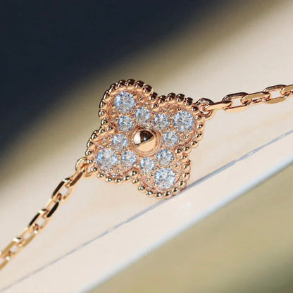 [Eterna Jewels]CLOVER 20 MOTIFS LASER DIAMOND NECKLACE