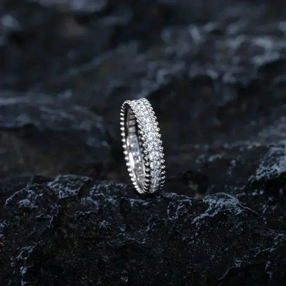 [Eterna Jewels]PERLEE DIAMOND SILVER RING
