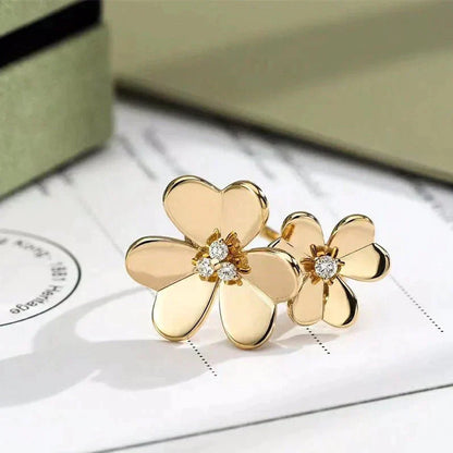 [Eterna Jewels]CLOVER COMOS GOLD DIAMOND RING
