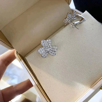 [Eterna Jewels]CLOVER COMOS DIAMOND EARRINGS SILVER