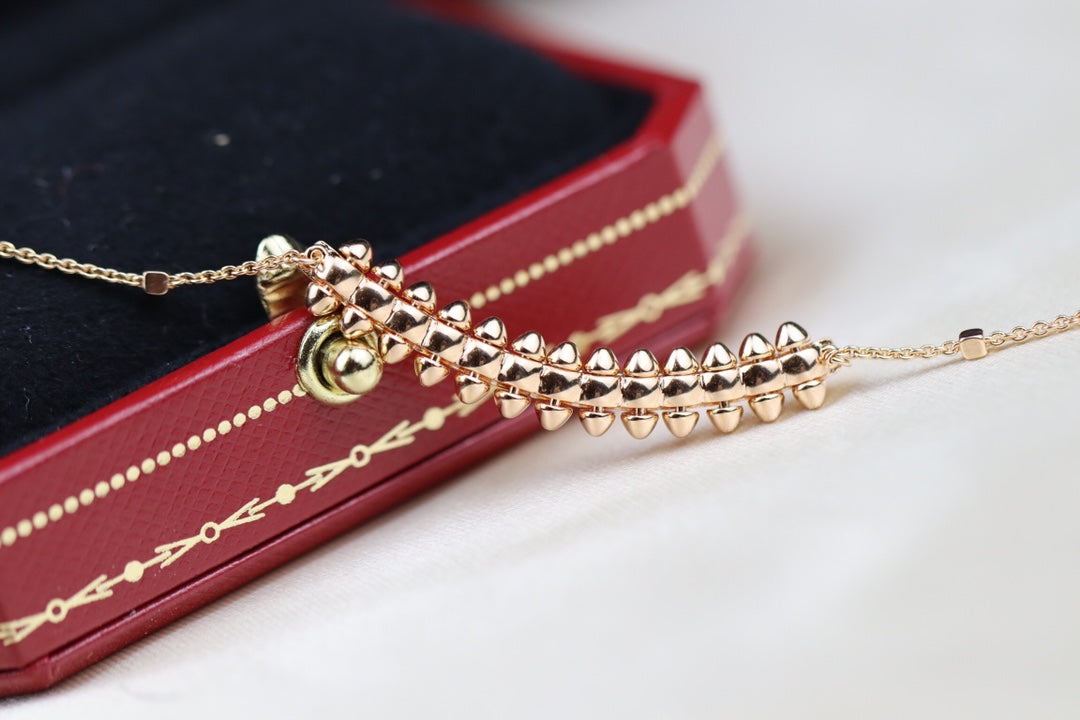 [Eterna Jewels]CLASH PINK GOLD NECKLACE
