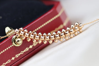 [Eterna Jewels]CLASH PINK GOLD NECKLACE
