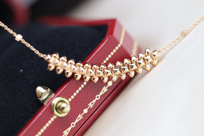 [Eterna Jewels]CLASH PINK GOLD NECKLACE