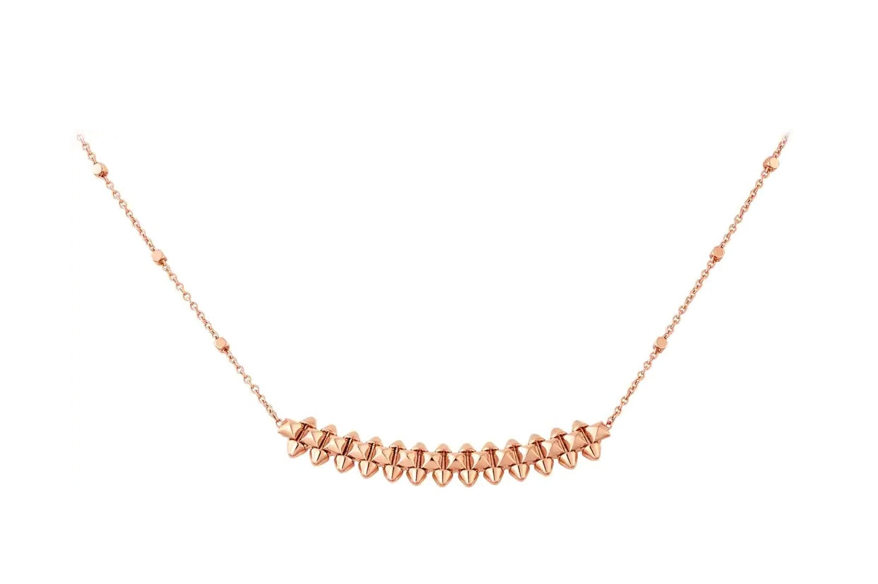 [Eterna Jewels]CLASH PINK GOLD NECKLACE