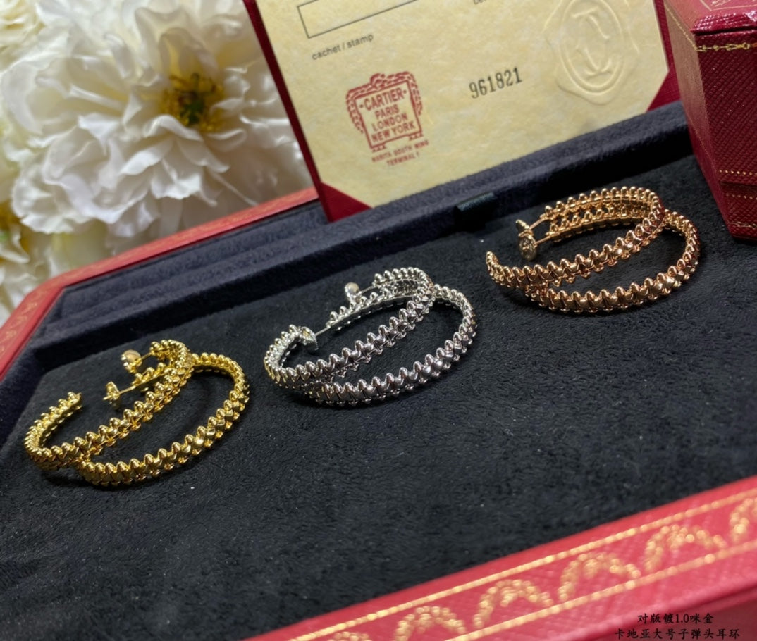 [Eterna Jewels]CLASH LARGE HOOP EARRINGS