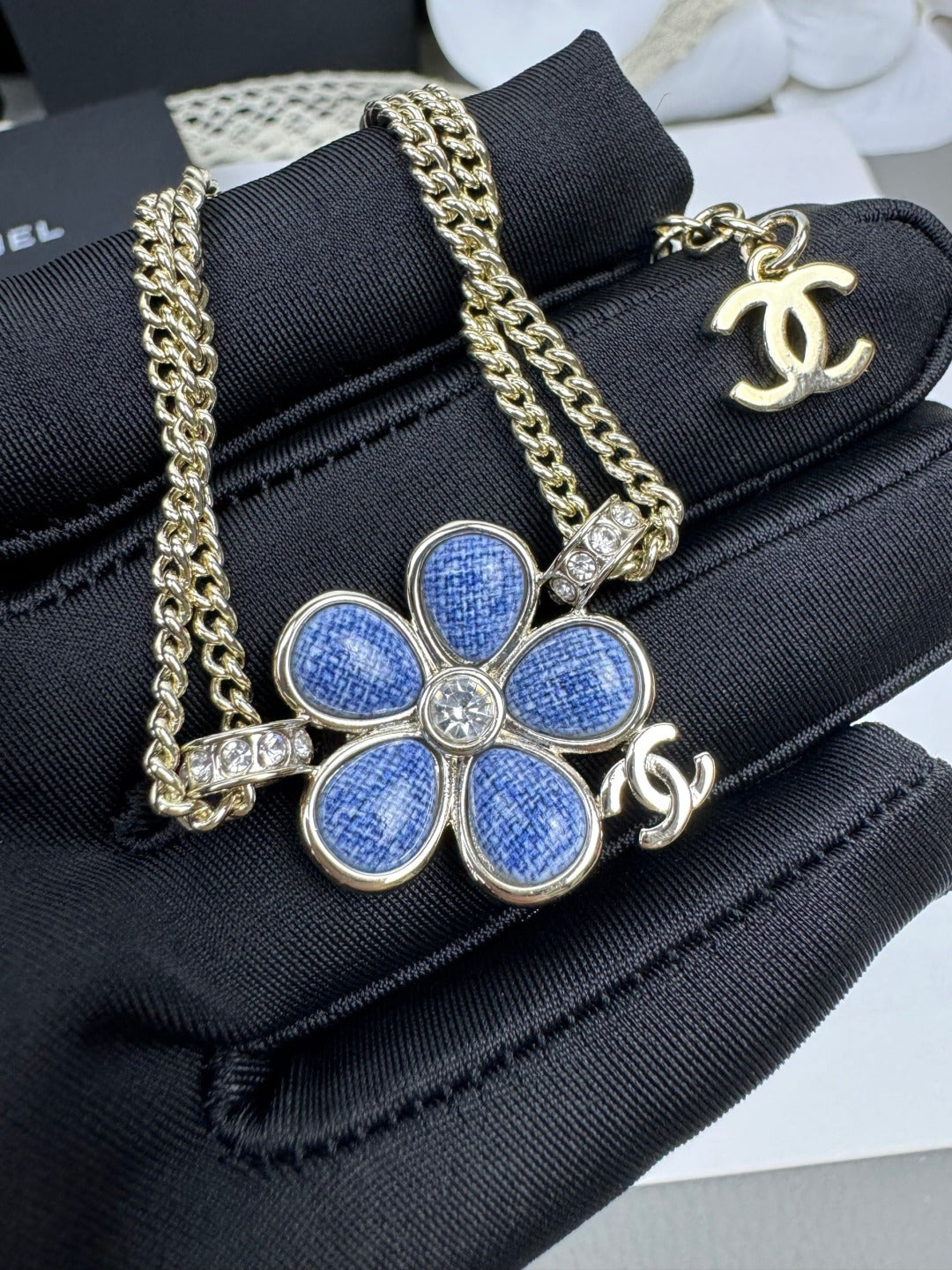 [Eterna Jewels]VOLTE New Blue Floral Double-Layer Bracelet