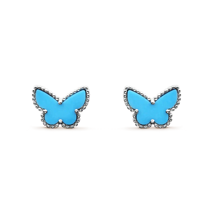 [Eterna Jewels]BUTTERFLY TURQUOISE EARRINGS SILVER