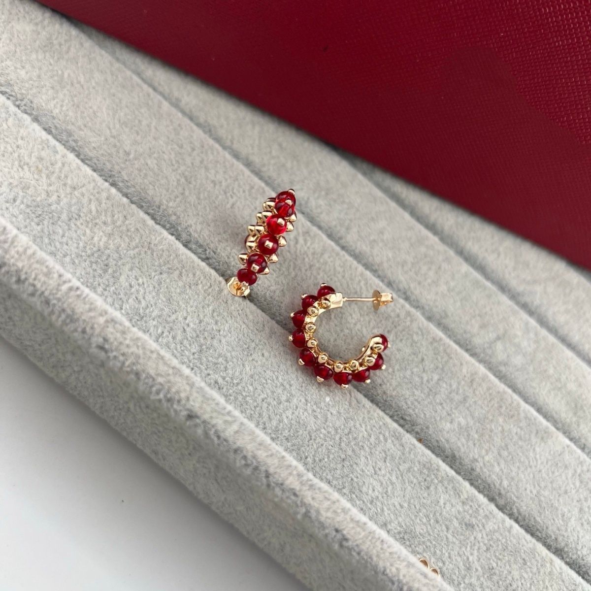 [Eterna Jewels]NEW COLORED GEMSTONE COLLECTION SMALL HOOP EARRINGS