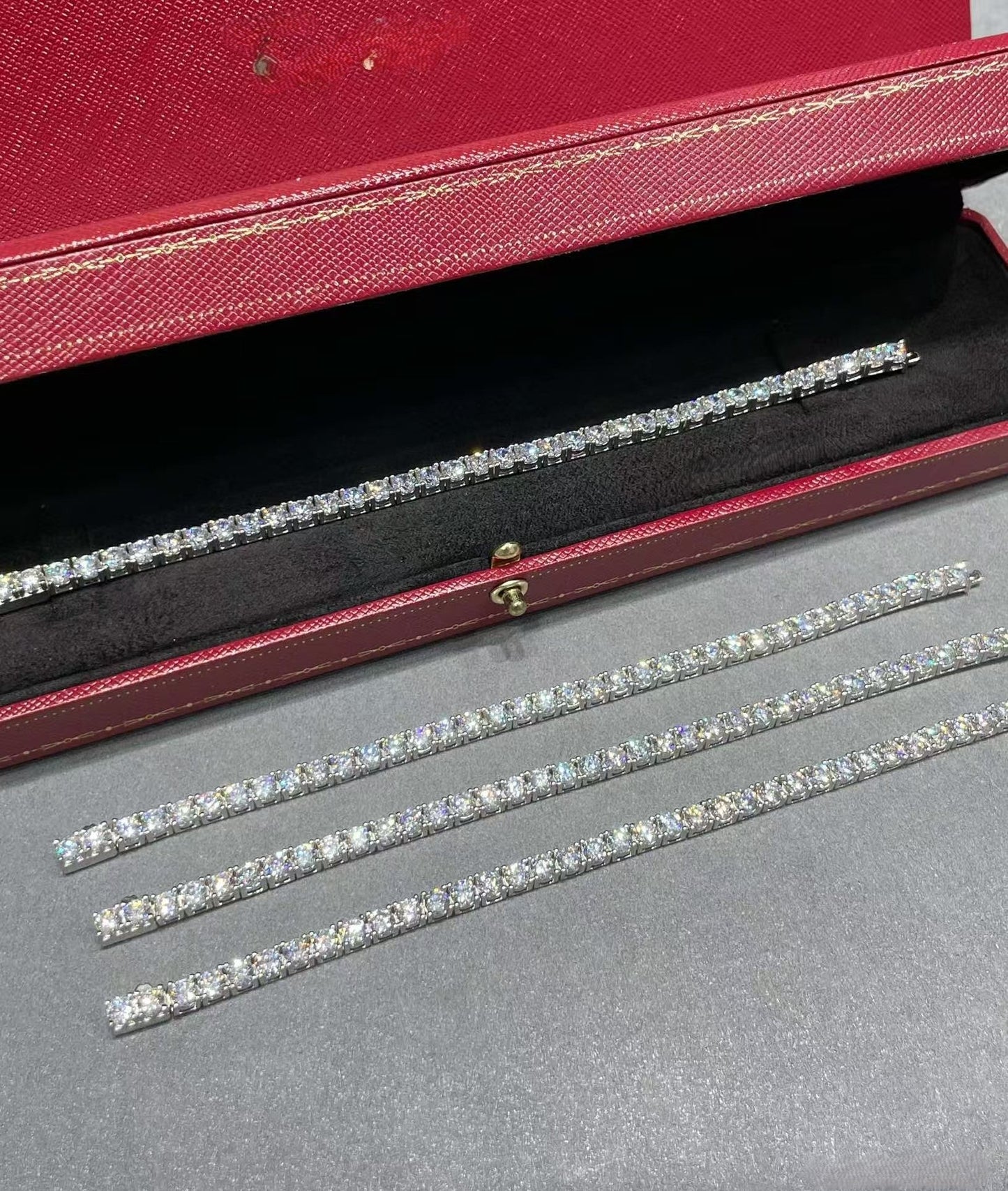 [Eterna Jewels jewelrys]TENNIS BRACELET WITH FULL DIAMOND SETTING