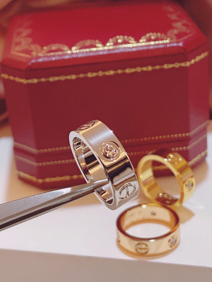 [Eterna Jewels]Three-Diamond Ring