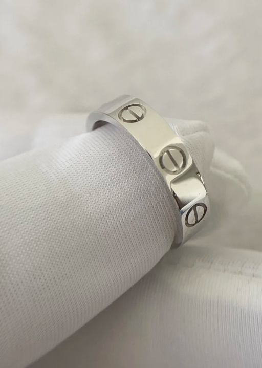 [Eterna Jewels]LOVE RING 4MM 1 DIAMOND SILVER