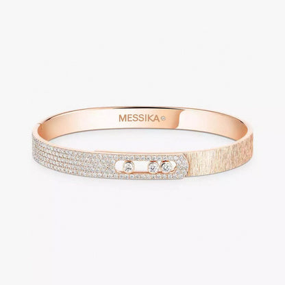 [Eterna Jewels]2026 BRAND-NEW FROSTED BRACELET WITH DIAMONDS THREE COLORS