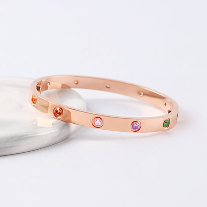[Eterna Jewels] 2026 NEW 6.1MM COLORED GEMSTONE BRACELET