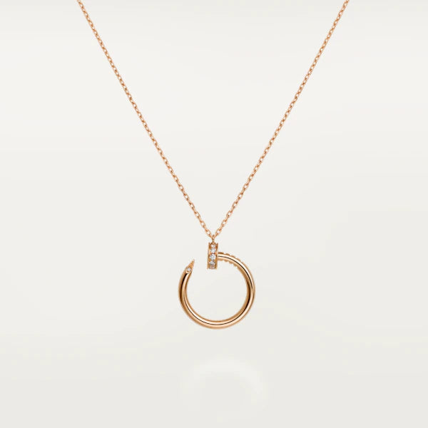 [Eterna Jewels]JUSTE NECKLACE PINK GOLD