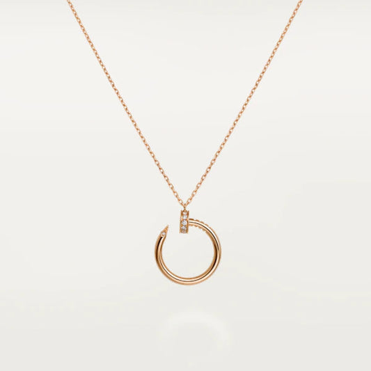 [Eterna Jewels]JUSTE NECKLACE PINK GOLD