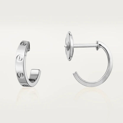 [Eterna Jewels]LOVE EARRINGS 2.65MM SILVER