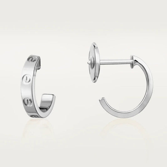 [Eterna Jewels]LOVE EARRINGS 2.65MM SILVER