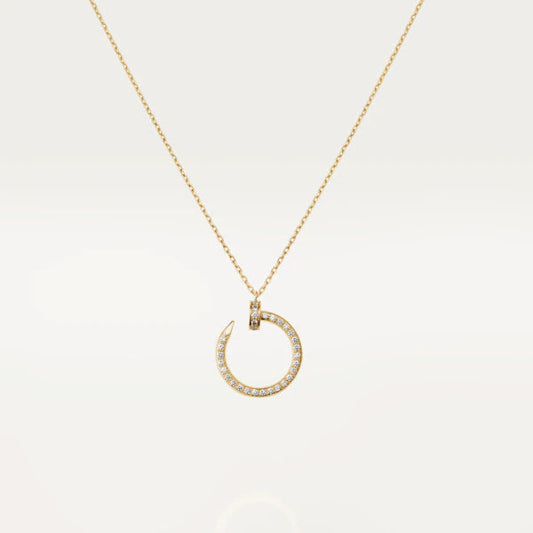 [Eterna Jewels]JUSTE NECKLACE GOLD DIAMONDS