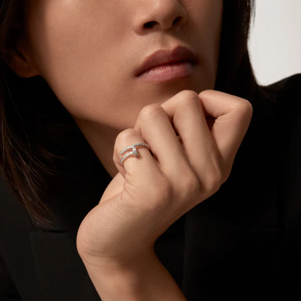 [Eterna Jewels]JUSTE RING 1.8MM SILVER DIAMONDS